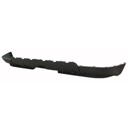 Rear bumper valance panel LT|LTZ; w/Object Sensor; w/o Dual Exh - CHEVROLET EQUINOX 2010-2015