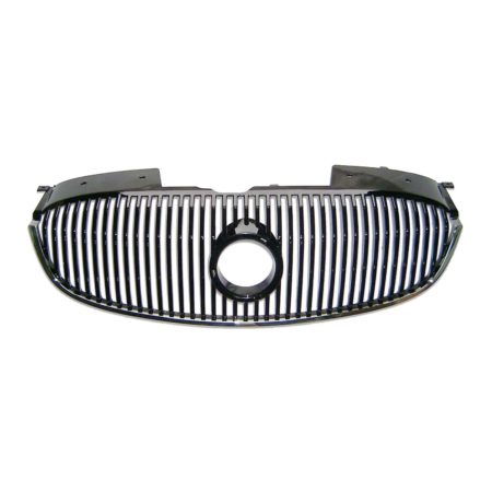Grille assy w/Mouldings; Dark Chrome - BUICK LUCERNE 2006-2008