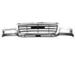 Grille assy bright; w/2500HD/3500 series - GMC SIERRA 2500 HD CLASSIC 2007-2007