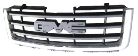 Grille assy HYBRID; Black/Chrome - GMC SIERRA 1500 2009-2012