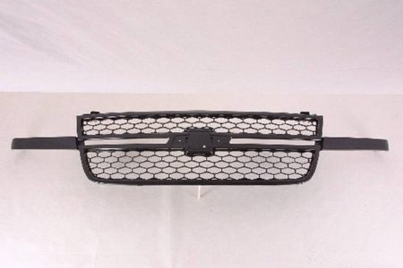 Grille assy SS; w/o Dale Earnhardt Pkg; Silver/Black - CHEVROLET SILVERADO 1500 CLASSIC 2007-2007