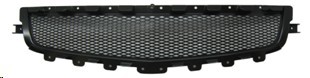 Grille Assy Center; Black - CHEVROLET MALIBU 2008-2012