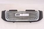 Grille assy w/o Headlamp Washer; Chrome w/Black Frame; (P) - GMC ENVOY 2006-2009