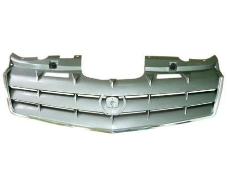 Grille assy w/o Sport Pkg; Chrome/Gray - CADILLAC SRX 2006-2009