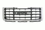 Grille assy 2500/3500; Chrome - GMC SIERRA 3500 HD 2007-2010