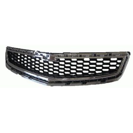 Grille assy HYBRID|LS|LT; Lower; Chrome/Black - CHEVROLET MALIBU 2013-2013