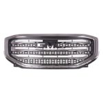 Grille assy SLE 2|SLT 1|SLT 2; w/Chrome Surround; w/o All Terrain Pkg - GMC ACADIA 2017-2019