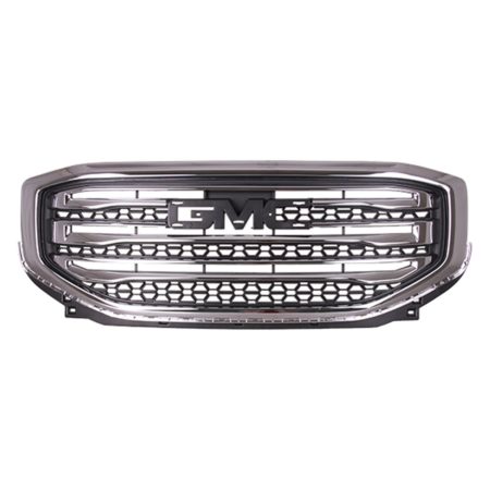 Grille assy SLE 2|SLT 1|SLT 2; w/Chrome Surround; w/o All Terrain Pkg - GMC ACADIA 2017-2019