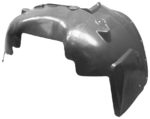 Left Front fender splash shield w/o Off Road Pkg; plastic liner - CHEVROLET AVALANCHE 2007-2013