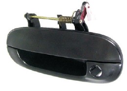 Left Front door handle outer Textured Black - CHEVROLET TRAILBLAZER 2002-2009