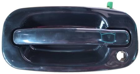 Left Front door handle outer smooth finish; black - paint to match - CHEVROLET SILVERADO 3500 2001-2006