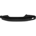 Left Front door handle outer w/Key Hole; w/Cover; Black - CHEVROLET SILVERADO 1500 2014-2018