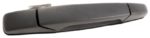 Right Front door handle outer w/o Key Hole; black; textured; plastic - CHEVROLET SILVERADO 1500 2007-2013