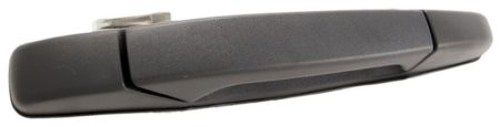 Right Front door handle outer w/o Key Hole; black; textured; plastic - GMC SIERRA 3500 HD 2007-2014