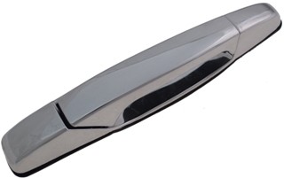Right Front door handle outer w/o Key Hole; chrome; plasti - CHEVROLET SILVERADO 1500 2007-2013