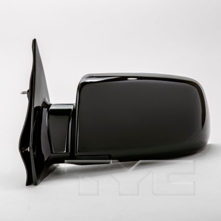 Left Mirror outside rear view below eye-line; power remote; non-heated; black - GMC SAFARI 2000-2005