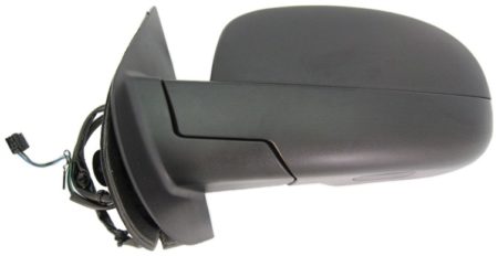 Left Mirror outside rear view w/o Courtesy Lamp; w/o Off Road Pkg; Black - CHEVROLET SUBURBAN 1500 2007-2014