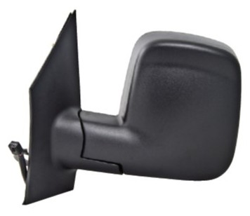 Left Mirror outside rear view Manual; Foldaway; Textured Black - GMC SAVANA 3500 2008-2021