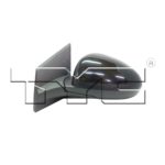 Left Mirror outside rear view Manual; Non-Heated; PTM - CHEVROLET SONIC 2015-2020