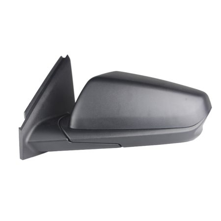 Left Mirror outside rear view Exc DENALI; w/o Turn Signal; Black - GMC TERRAIN 2018-2019