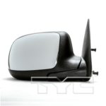 Right Mirror outside rear view standard style; manual remote; w/bright cover; except Z71 - CHEVROLET TAHOE 2000-2000