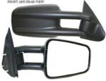 Right Mirror outside rear view extendable camper design; w/RPO DF2; w/o wide-angle insert; manual - GMC SIERRA 1500 1999-2002