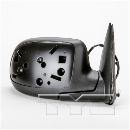 Right Mirror outside rear view w/Body Cladding; heated power remote; w/o dimmer; black - paint to match - CHEVROLET AVALANCHE 1500 2003-2006