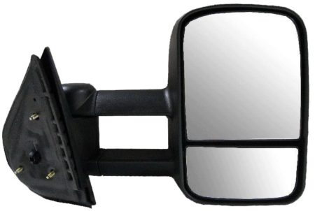 Right Mirror outside rear view manual; trailer tow type - GMC SIERRA 3500 HD 2007-2014