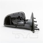 Right Mirror outside rear view Power; Non-Heated; w/o Pwr Folding Mirrors; PTM - SATURN AURA 2007-2009