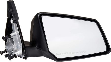 Right Mirror outside rear view Power; w/o Signal Lamp; Manual Folding; Black - GMC ACADIA LIMITED 2017-2017