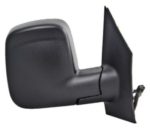 Right Mirror outside rear view Manual; Foldaway; Textured Black - CHEVROLET EXPRESS 1500 2008-2014