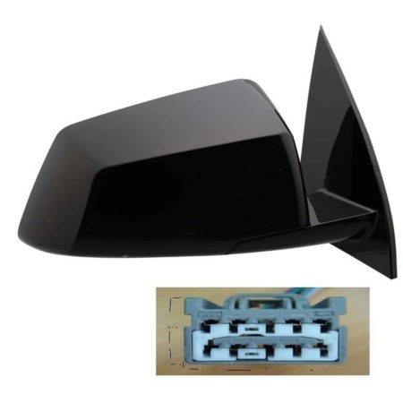 Right Mirror outside rear view Power; Heated; w/o Signal; 2nd Design; PTM - SATURN OUTLOOK 2008-2008