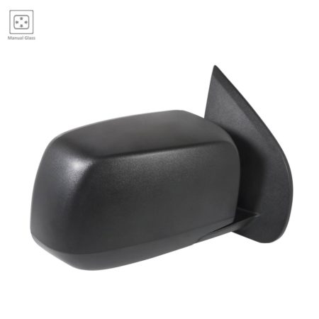 Right Mirror outside rear view Manual; Non-Heated; Textured - GMC CANYON 2015-2022