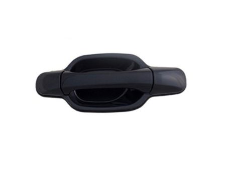 Left Rear door handle outer Crew Cab; black - GMC CANYON 2004-2008