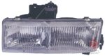 Left Headlamp assy composite late design/Savannah - GMC SAVANA 1500 1996-2002