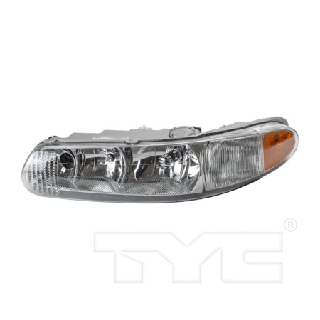 Left Headlamp assy composite w/o bulbs or sockets; w/o corner lamp - BUICK REGAL 1997-2004