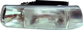 Left Headlamp assy composite all - CHEVROLET SILVERADO 3500 2001-2002