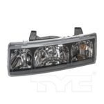Left Headlamp assy composite includes park/signal lamps - SATURN VUE 2002-2004