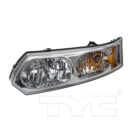 Left Headlamp assy composite 4dr sedan; w/o bulbs - SATURN ION 2003-2007