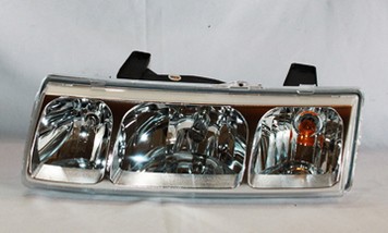Left Headlamp assy composite includes park/signal lamps - SATURN VUE 2005-2005