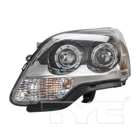 Left Headlamp assy composite Halogen; 2nd Design - GMC ACADIA 2008-2012