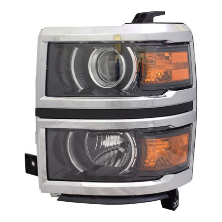 Left Headlamp Assy Composite HIGH COUNTRY/LTZ; Projector Type - CHEVROLET SILVERADO 1500 2014-2015