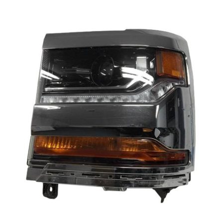 Left Headlamp Assy Composite HID; Chrome Bezel