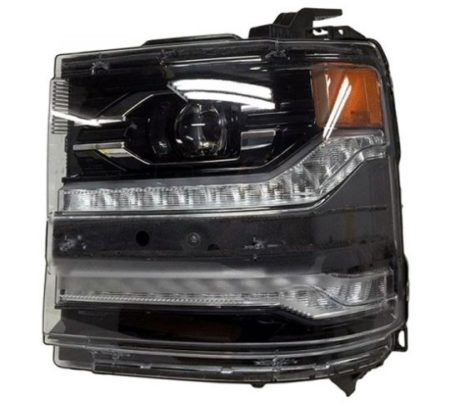 Left Headlamp Assy Composite LED; PTM - CHEVROLET SILVERADO 1500 2016-2018