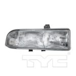 Right Headlamp assy composite w/bright bezel - CHEVROLET BLAZER 1998-2004