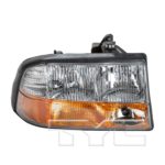 Right Headlamp assy composite w/fog lamps - GMC SONOMA 1998-2004