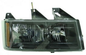 Right Headlamp assy composite w/black bezel - GMC CANYON 2004-2012