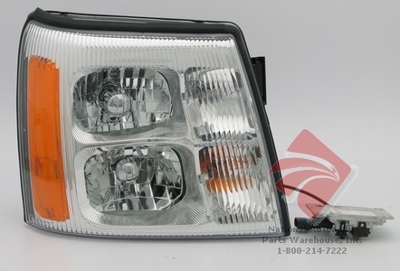 Right Headlamp assy composite all - CADILLAC ESCALADE 2003-2006