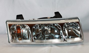 Right Headlamp assy composite includes park/signal lamps - SATURN VUE 2005-2005