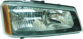 Right Headlamp assy composite 2nd Design; Fluted Bezel - CHEVROLET SILVERADO 3500 CLASSIC 2007-2007